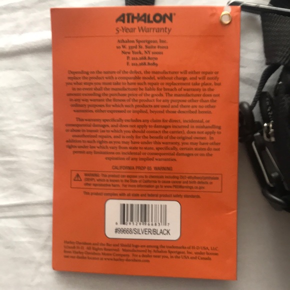 Mini Harley Davidson Backpack Rust / Black Genuine - Picture 7 of 9